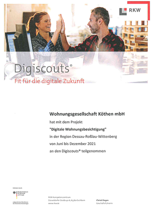 Digiscouts®-Zertifikat der WGK